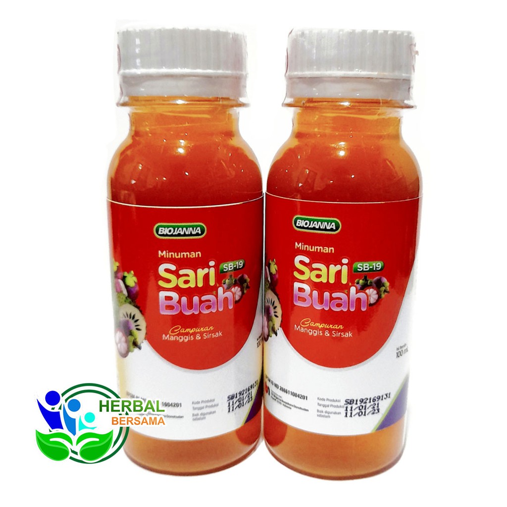 Jual Sari Buah Herbal Probiotik Manggis Dan Sirsak Biojanna Ml