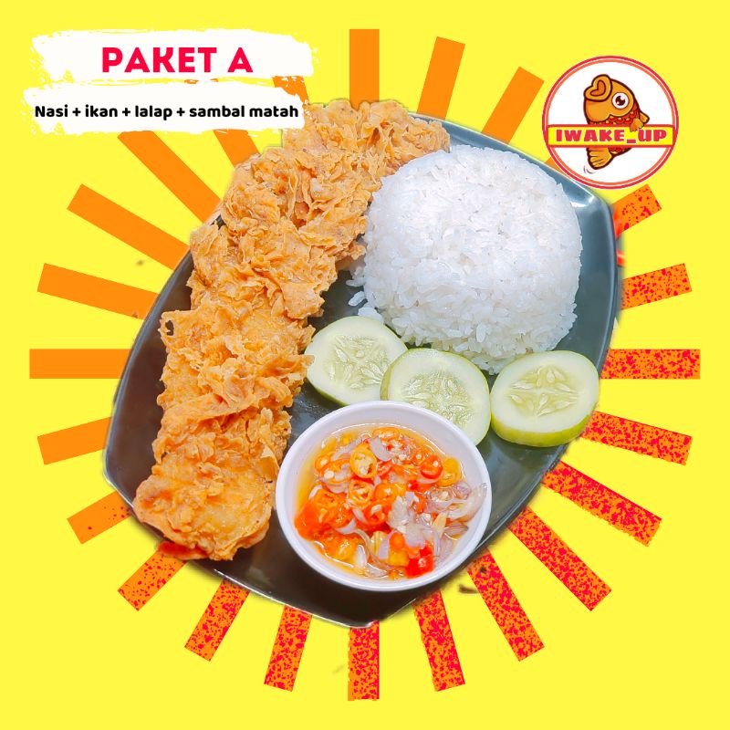 Jual Iwake Up Ikan Dori Filet Crispy Goreng Nasi Sambal Shopee Indonesia