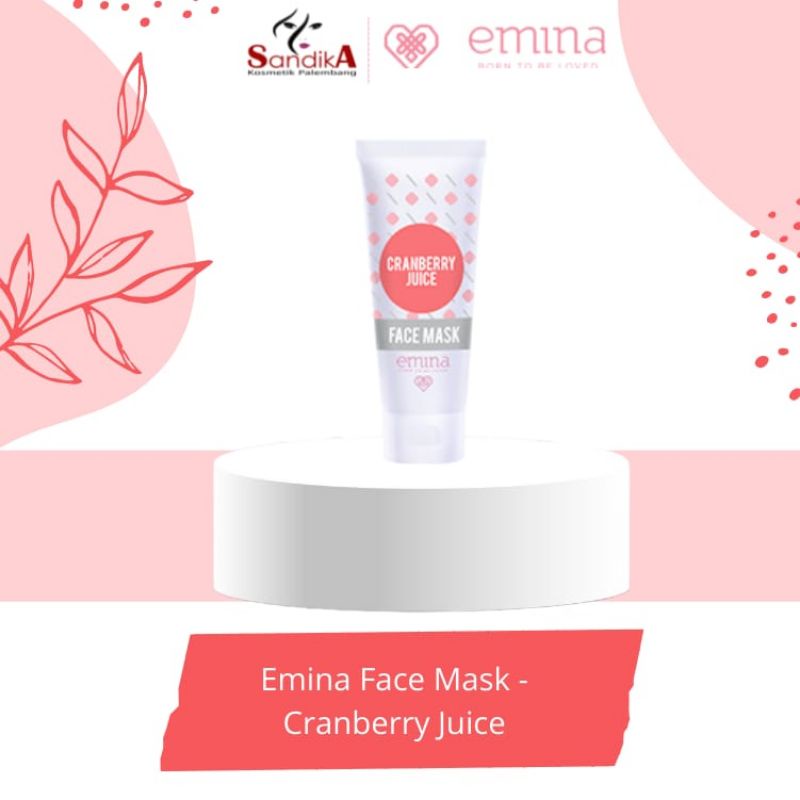 Jual Emina Cranberry Juice Face Mask 100 Original Shopee Indonesia