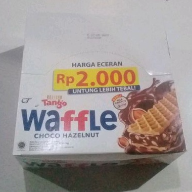 Jual TANGO WAFFLE CHOCO HAZELNUT 1 BOX ISI 12 PCS Shopee Indonesia