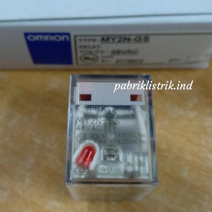 Jual Kios Tabatha Relay MY2N GS 48V AC 48VAC 48 VAC Omron Original