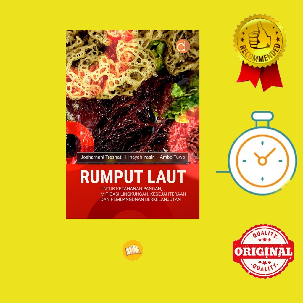 Jual Buku Rumput Laut Untuk Ketahanan Pangan Mitigasi Lingkungan