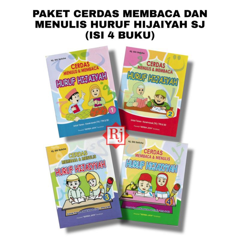 Jual Paket Cerdas Membaca Dan Menulis Huruf Hijaiyah Sj Isi Buku