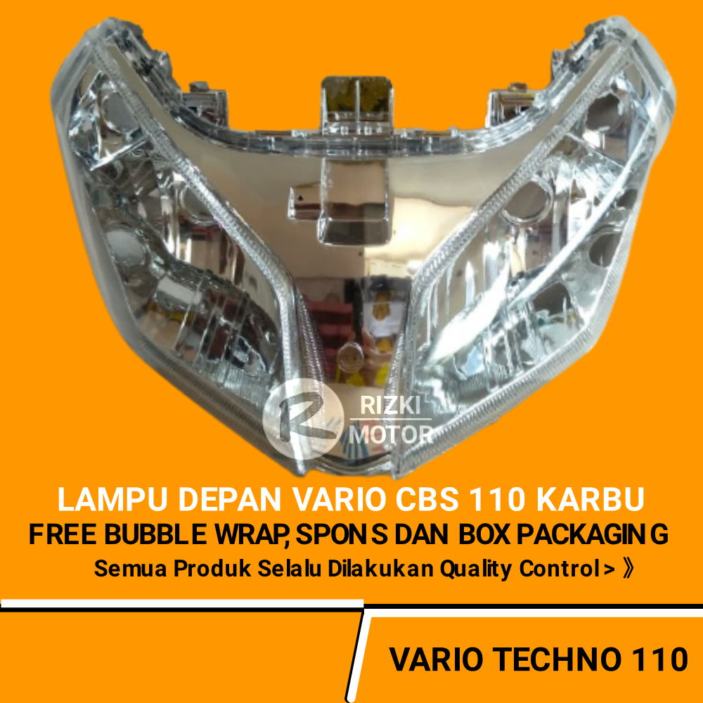 Jual Reflektor Lampu Depan Vario Techno CBS 110 Karbu 2009 2010 2011