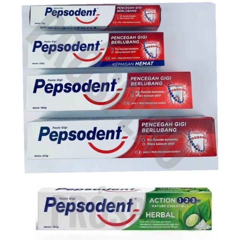 Jual Pepsodent 225g Pasta Gigi 75gram 120 Gram 225gr Pepsodent