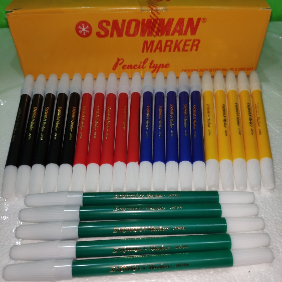 Jual Spidol Snowman Kecil Marker Pencil Type Pcs Saja Shopee Indonesia