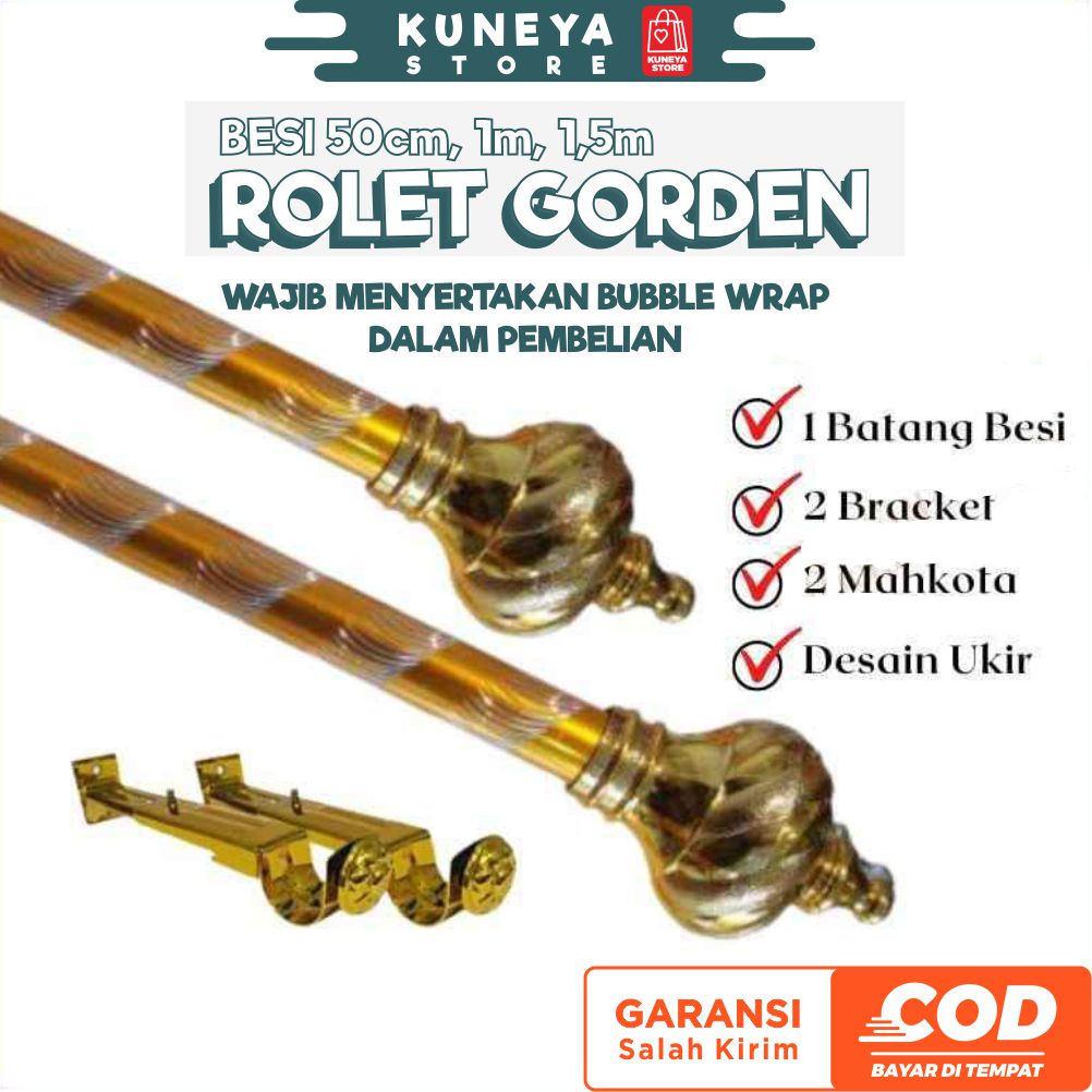 Jual Tiang Gorden Tiang Hordeng Besi Gorden Batang Gorden Full Set Ring