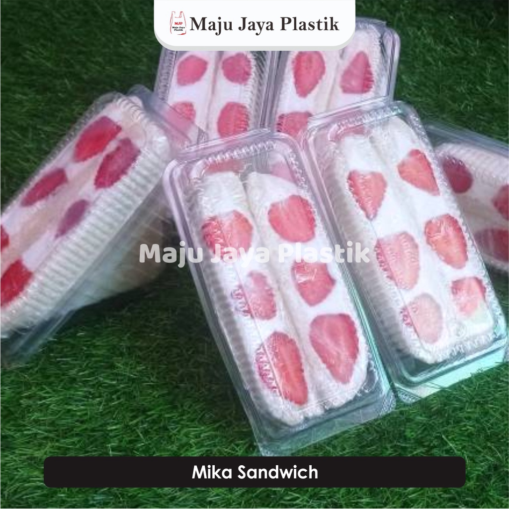 Jual Mika Sandwich Segitiga Tray Roti Tawar Mika Segitiga Sando Isi 25