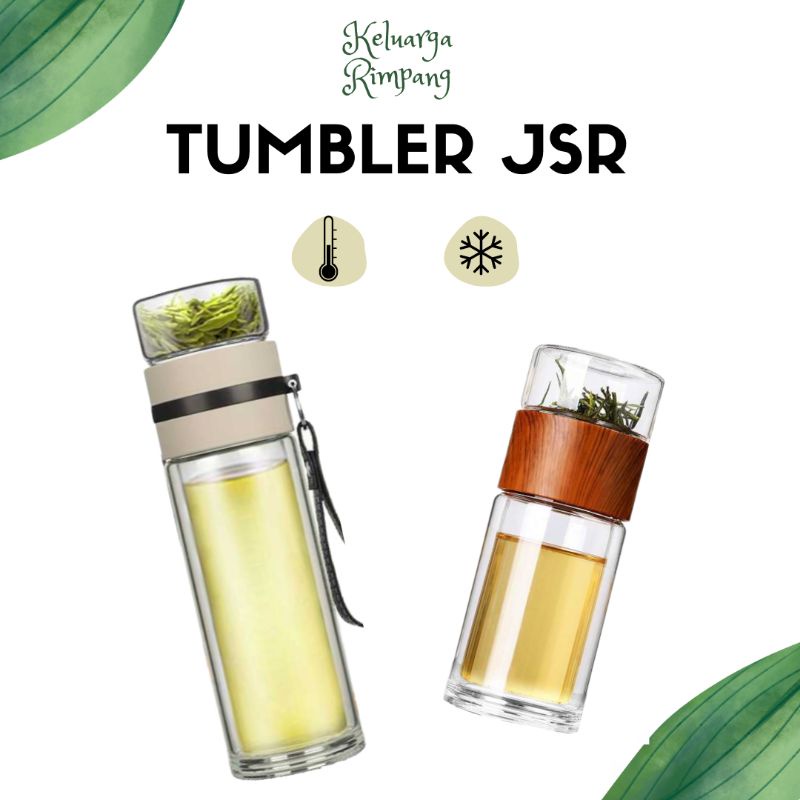 Jual Tumbler Kaca Sehat Jsr By Keluarga Rimpang Shopee Indonesia