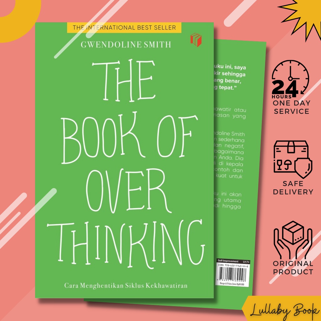 Jual Buku Self Improvement The Book Of Overthinking Shira Media