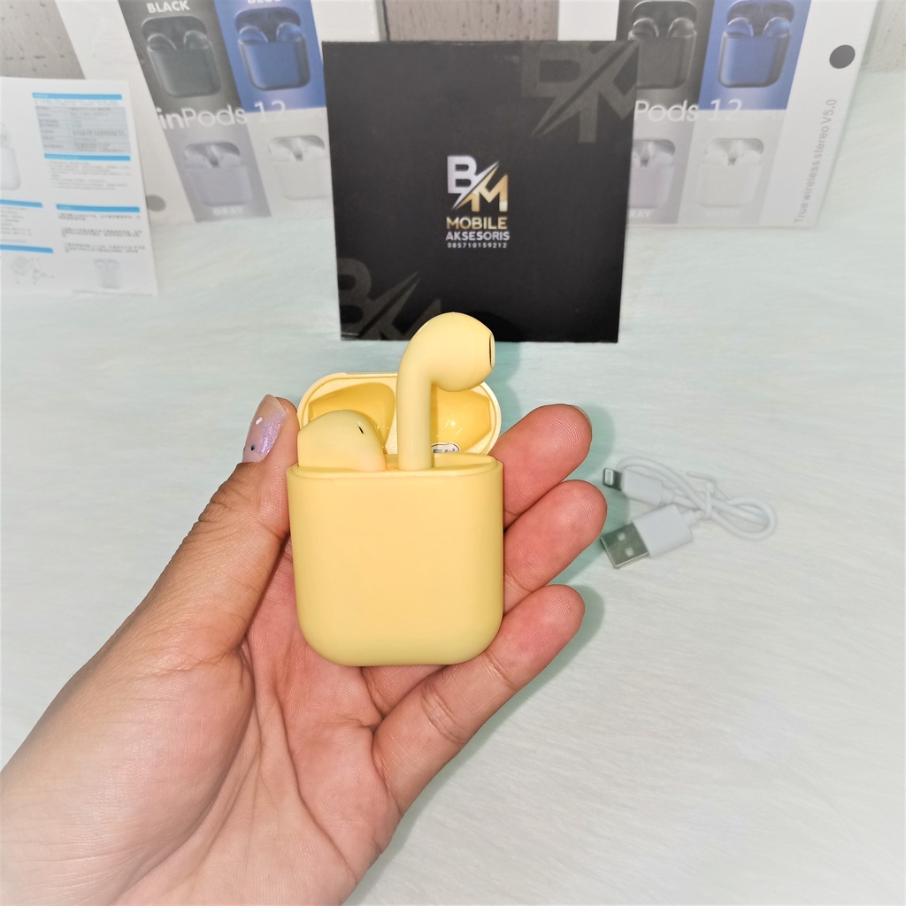 Jual Headset Bluetooth Inpods Macaron Headset Bluetooth I Tws