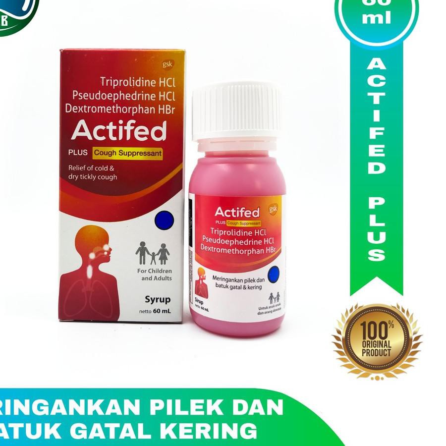 Jual Ru Actifed Plus Cough Suppressant Expectorant Sirup