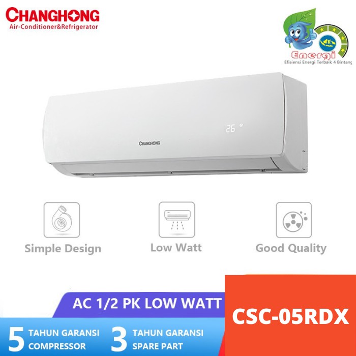 Jual Changhong Ac Split Low Watt Pk Csc Rdx Shopee Indonesia