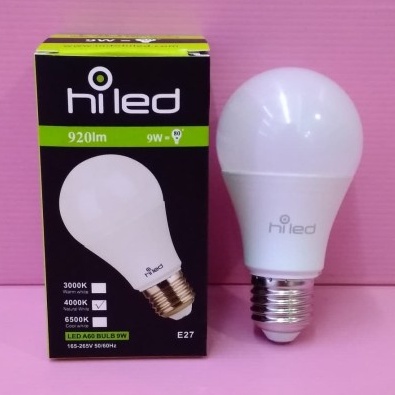 Jual Lampu Bohlam LED Hiled Bulb 9W 9 Watt Natural White 4000K E27