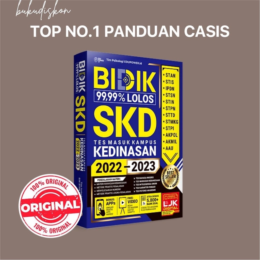 Jual TERBARU BUKU BIDIK 99 99 LOLOS SKD KEDINASAN 2022 2023 Shopee