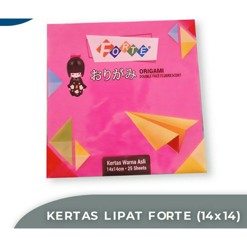 Jual FORTE Kertas Lipat Origami Warna Bolak Balik Shopee Indonesia