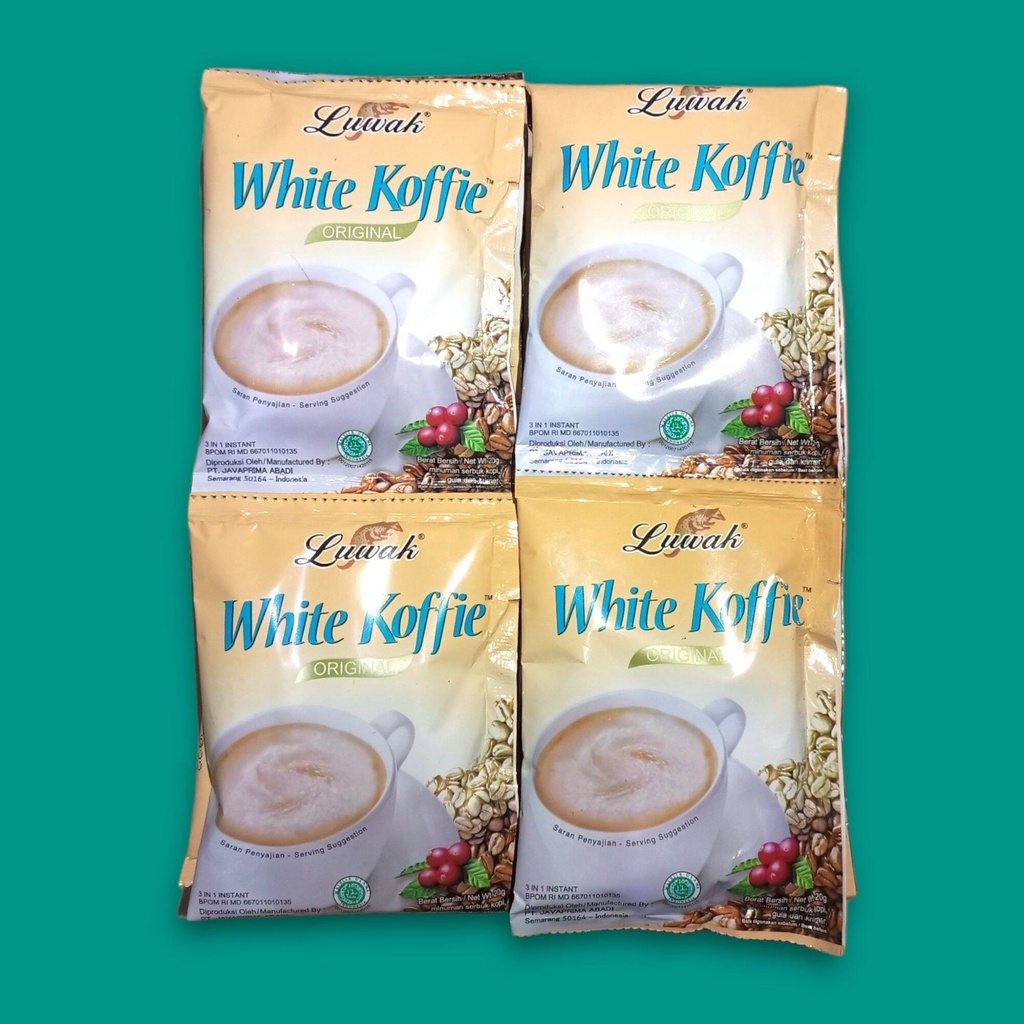 Jual Luwak White Coffee 1 Renceng 10 Sachet Shopee Indonesia