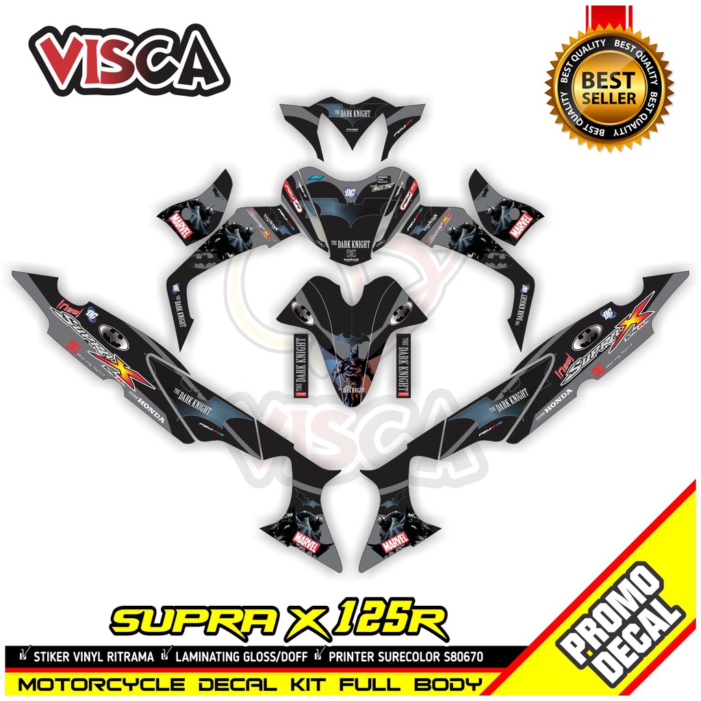 Jual Decal Supra X R Full Body Stiker Supra X R Full Body