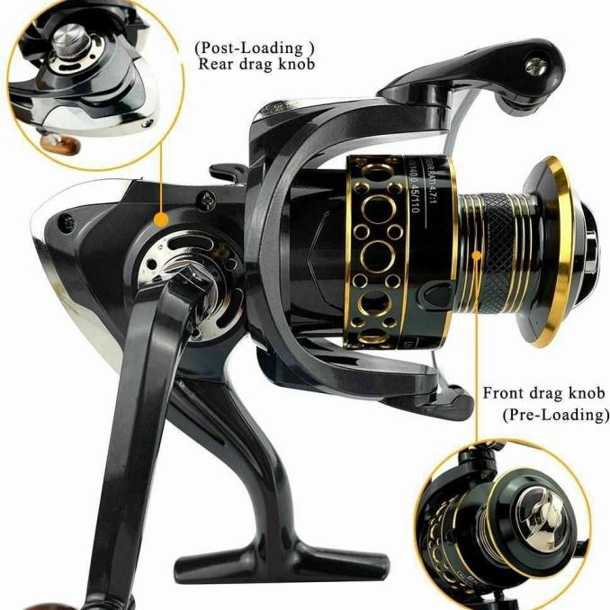 Jual Reel Pancing Katrol Tahan Air Laut Gold Sharking Bk Series 13