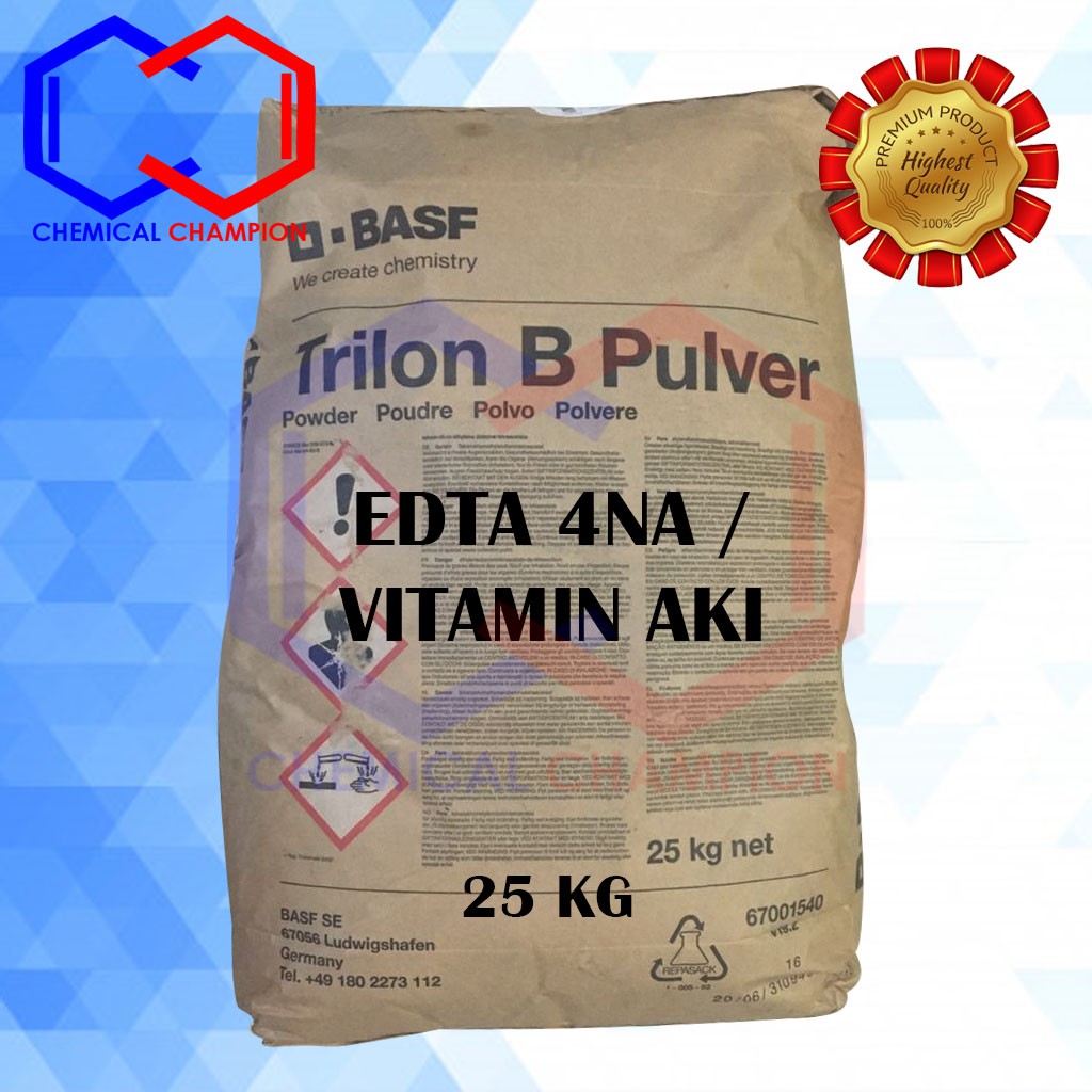 Jual Edta Teknis Edta Na Vitamin Aki Basf Trilon B Kg