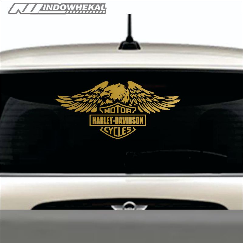 Jual Stiker Cutting Sticker Kaca Bodi Mobil Harley Davidson Shopee