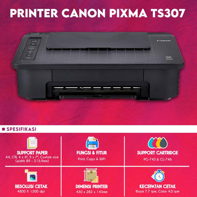 Jual Printer Canon Pixma Ts Print Scan Copy Wifi Wireless All In