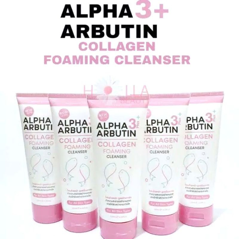 Jual Bpom Alpha Arbutin Collagen Foaming Face Cleanser Sabun