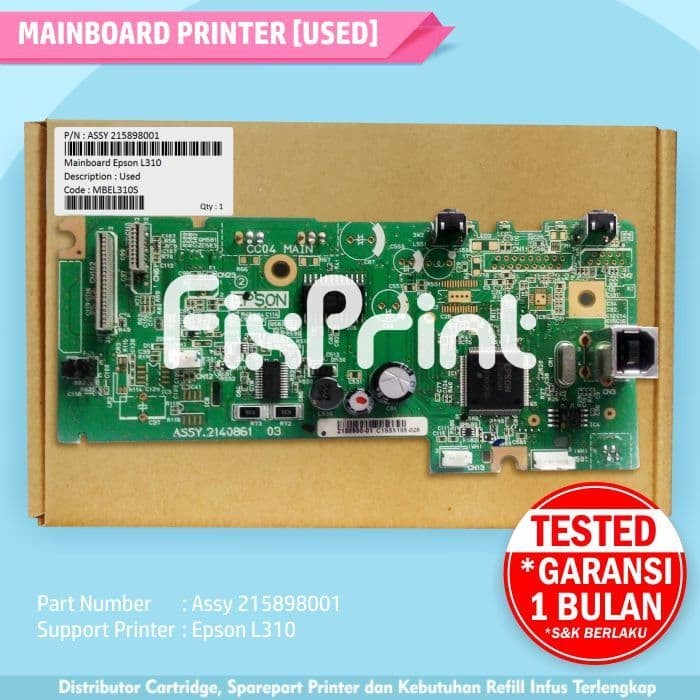 Jual Board Printer Epson L310 Mainboard L310 Motherboard L310 Cabutan