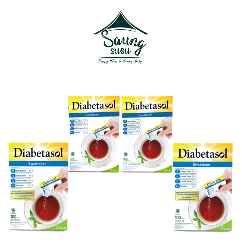 Jual Diabetasol Sweetener Diabetasol Gula Isi Sachet Sachet