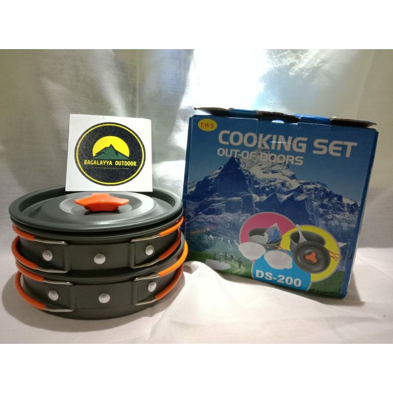 Jual Alat Masak Panci Camping Gunung Cooking Set Ds Camping