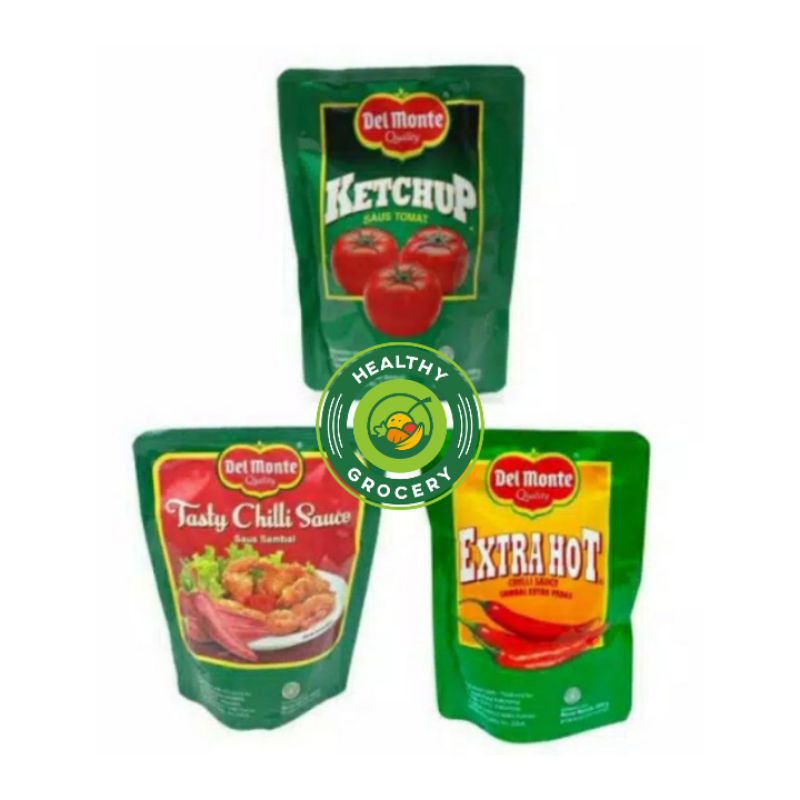 Jual Del Monte Sauce Pouch 200gr Ketchup Saus Tomat Tasty Chilli