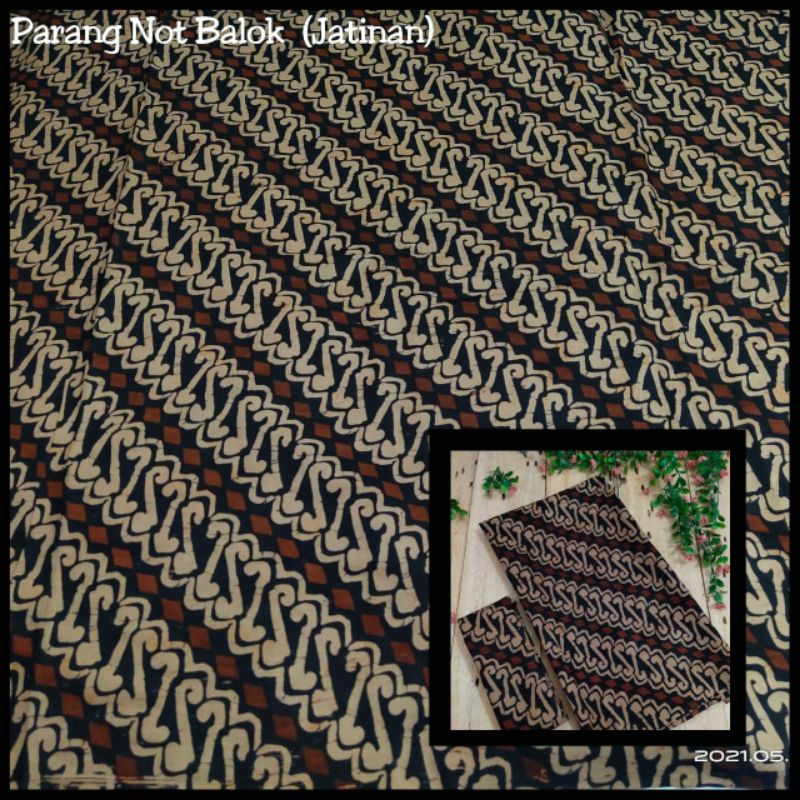 Jual Kain Batik Jarik Kebaya Kode Couple Katun Printing Sogan