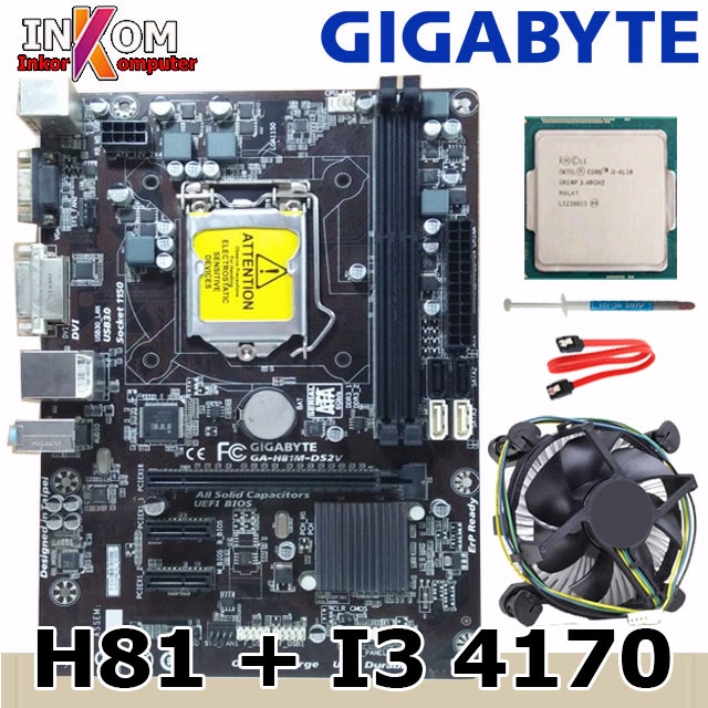 Jual Motherboard Mobo Mainboard Lga H Dan Processor I Fan