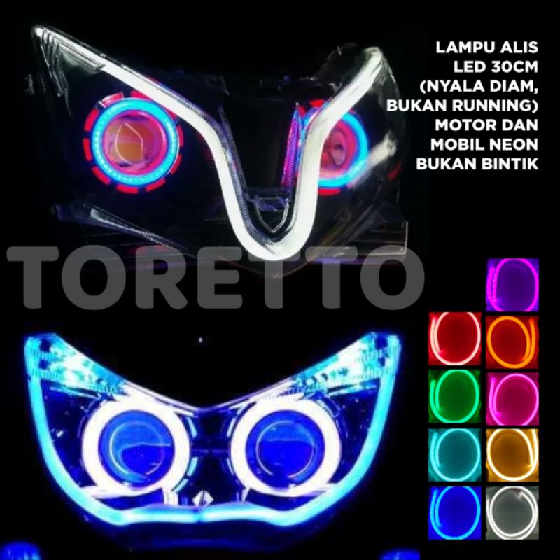 Jual LAMPU ALIS LED 15CM DAN 30CM GRADE A UNIVERSAL Harga Untuk Per