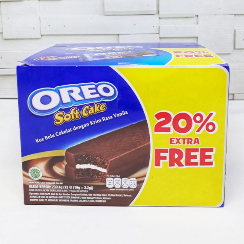 Jual Oreo Soft Cake Keju Cake 1box 12pcs Shopee Indonesia