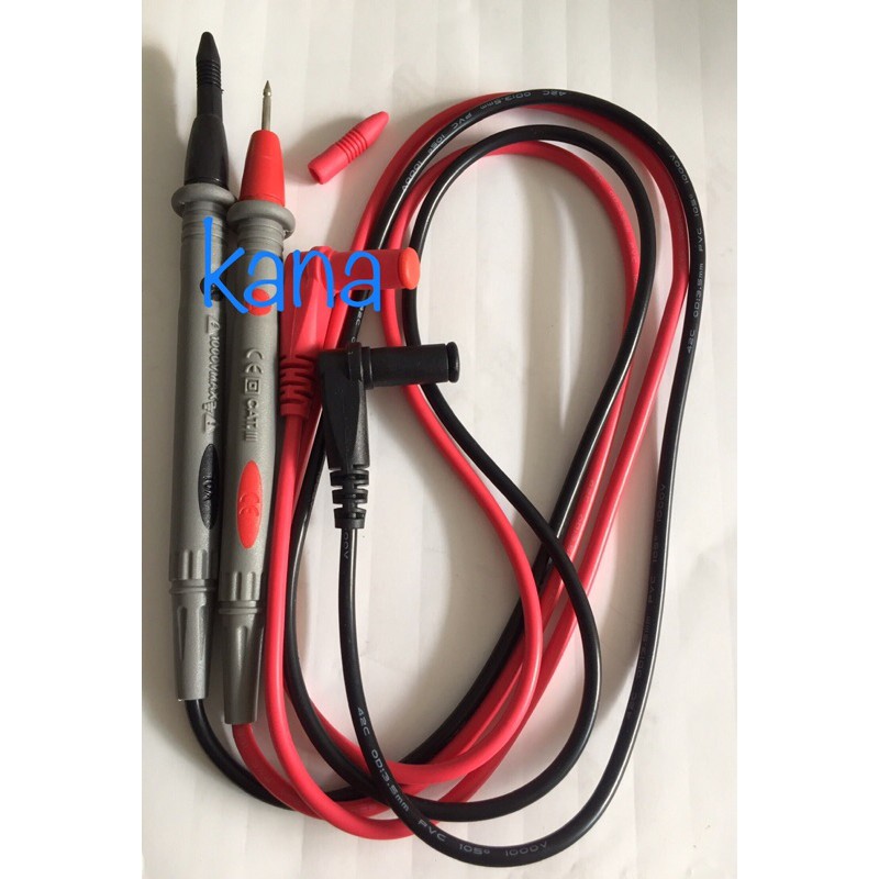 Jual KABEL TESTER JARUM LANCIP PIN KABEL PROBE MULTITESTER AVOMETER AVO