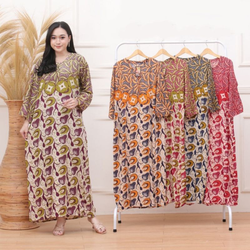 Jual Daster Kencana Ungu Batik Daster Lengan Panjang Murah Produsen