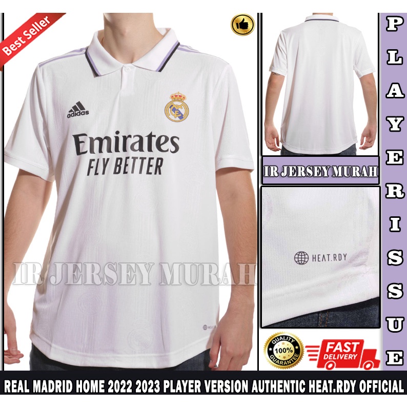 Jual Jersey Madrid Home Player Issue 2022 2023 Heatrdy Official Versi