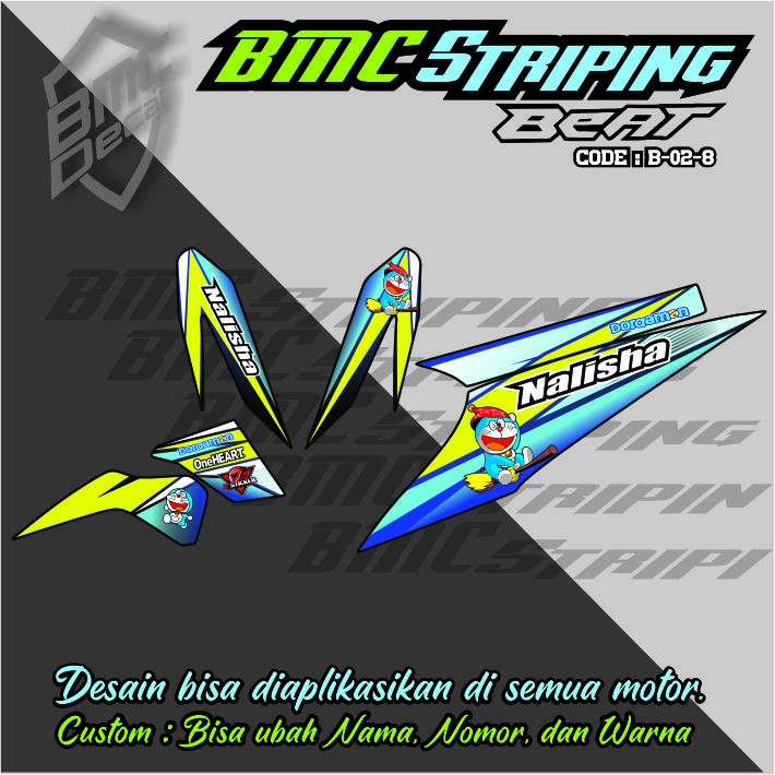 Jual STICKER STRIPING BEAT ESP STREET ISS FI NEW B02 STICKER