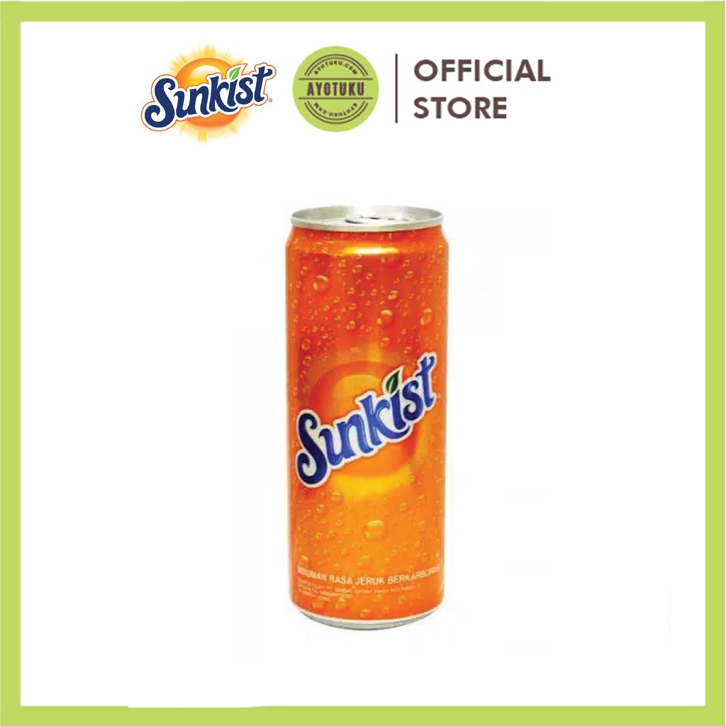 Jual F N Sunkist Orange Soda Minuman Berkarbonasi 325 ML JERUK