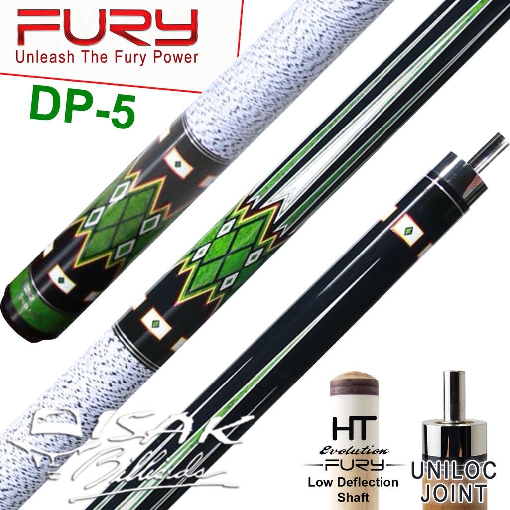 Jual Fury Dp Cue Hte Low Deflection Shaft Uniloc Joint Billiard