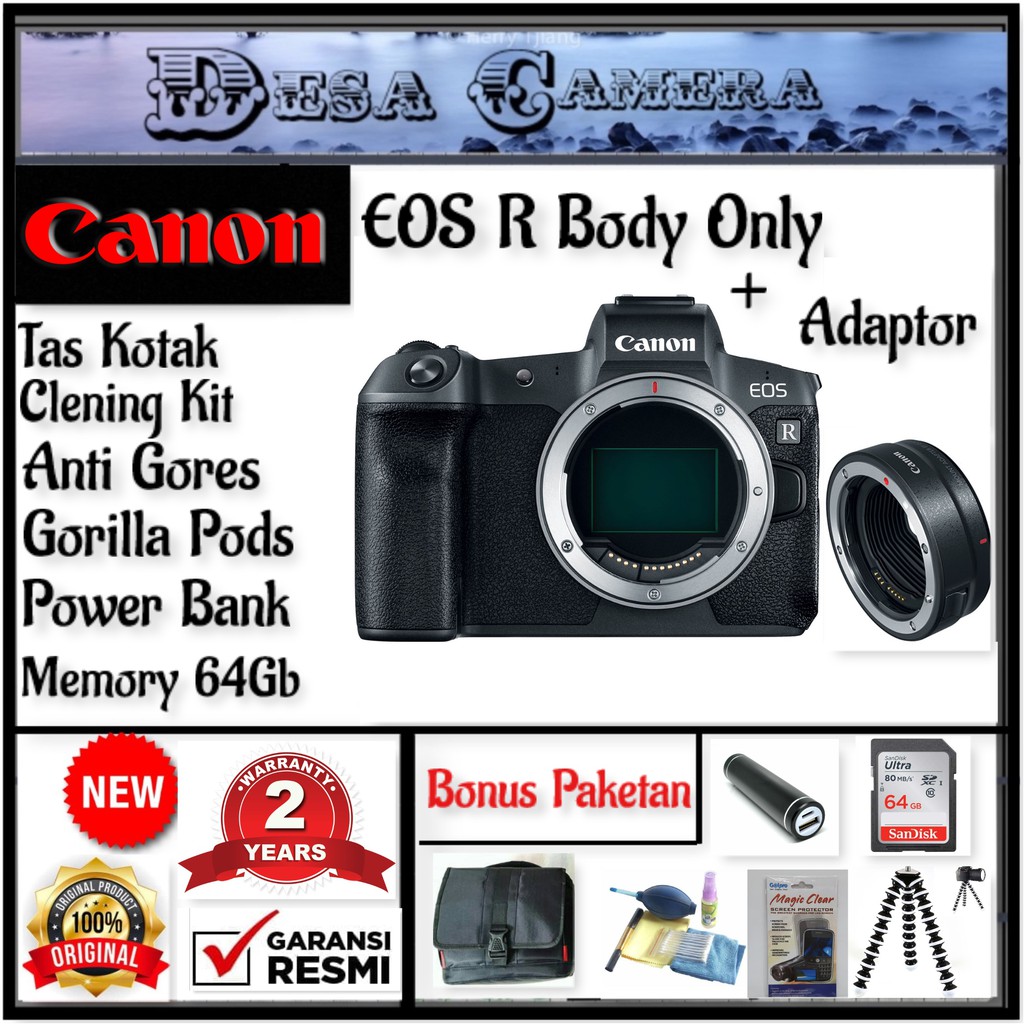 Jual Canon Eos R Body Only Garansi Resmi Shopee Indonesia