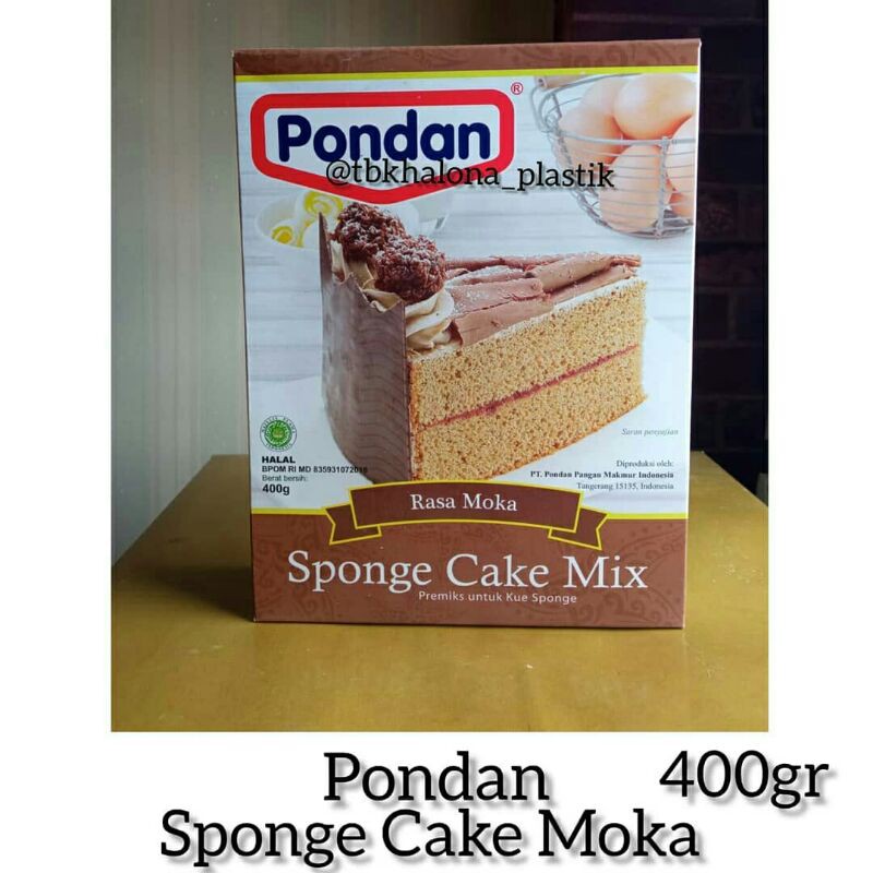 Jual Pondan Sponge Cake Moka 400gr Shopee Indonesia