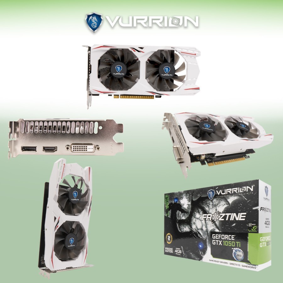 Jual VGA VURRION GTX 1050 TI 4GB GDDR5 128Bit GAMING VGA ORI I GTX