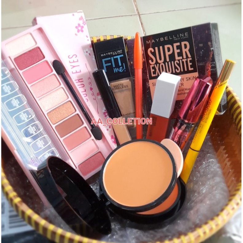 Jual Paket Make Up Maybelline Fit Me In Lengkap Dan Murah Shopee