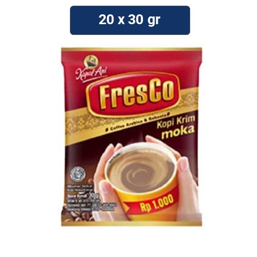 Jual Kapal Api Fresco Kopi Krim Moka 20 X 30 Gr Shopee Indonesia