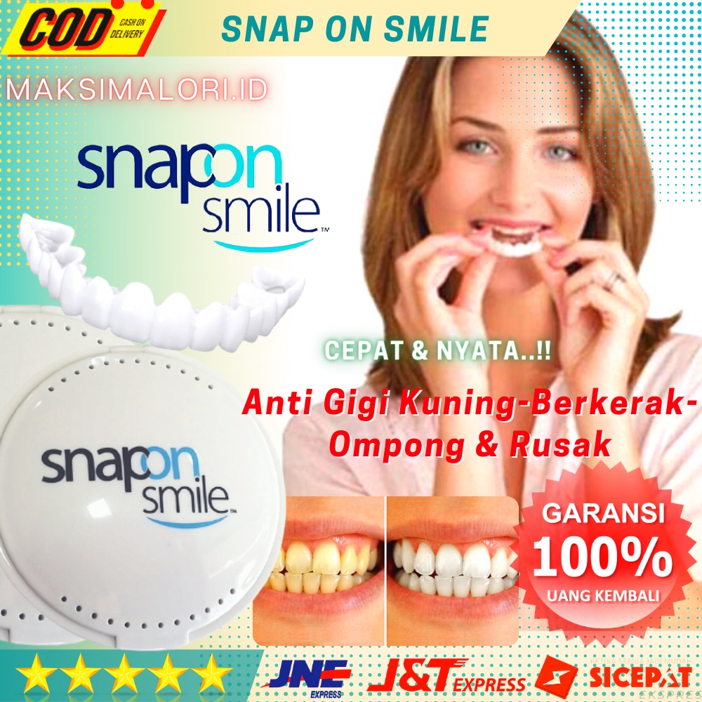 Jual Gigi Palsu Instan Snap On Smile Original Gigi Palsu Instan