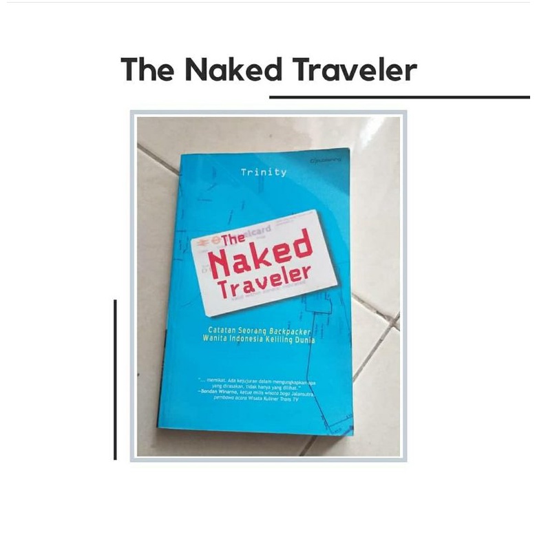 Jual Buku The Naked Traveller Shopee Indonesia