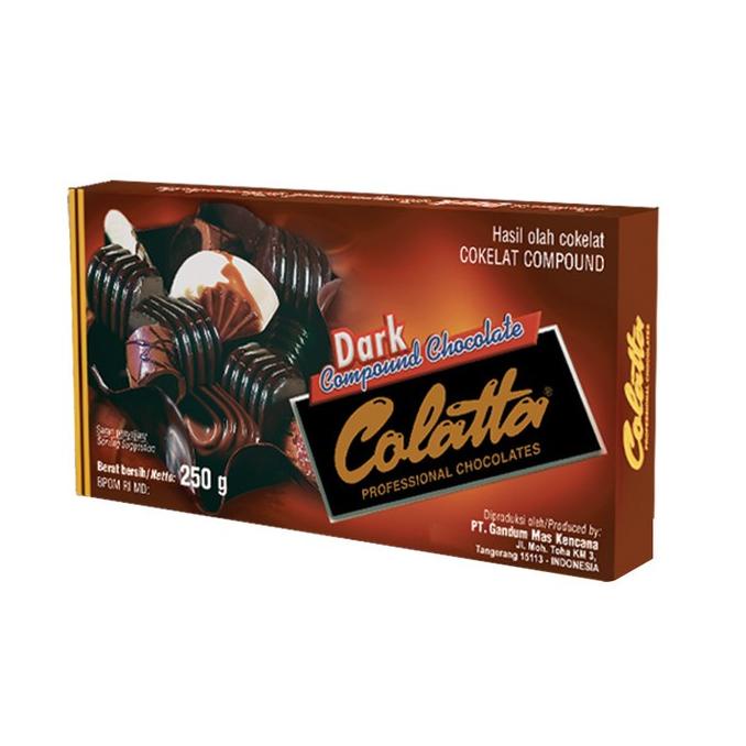 Jual Colatta Dark Compound Gram Colatta Dark Chocolate Cooking