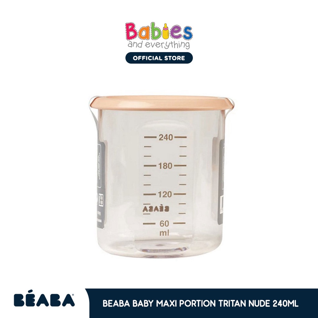 Jual Beaba Baby Maxi Portion Tritan Nude Ml Alat Makan Bayi Nude